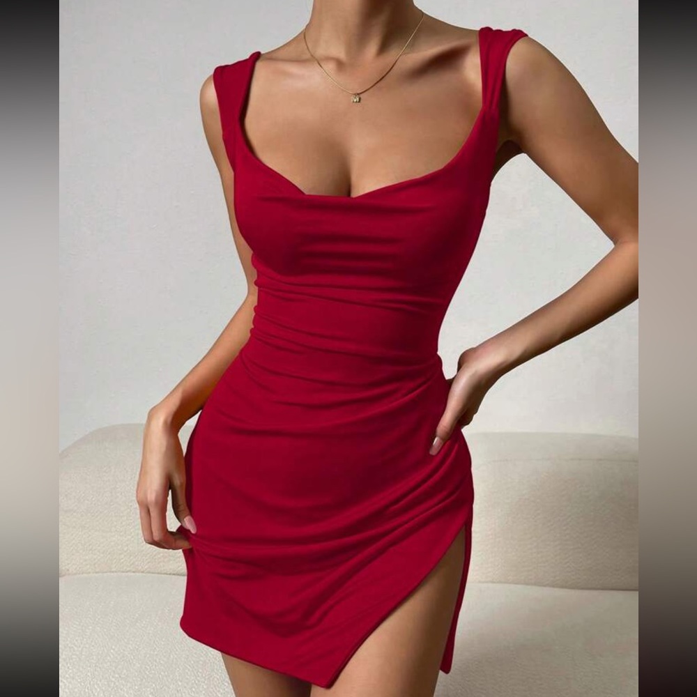 Shein Red Dress Brand New